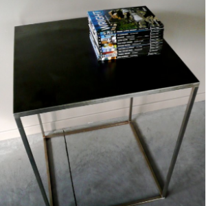 Display table in solid steel